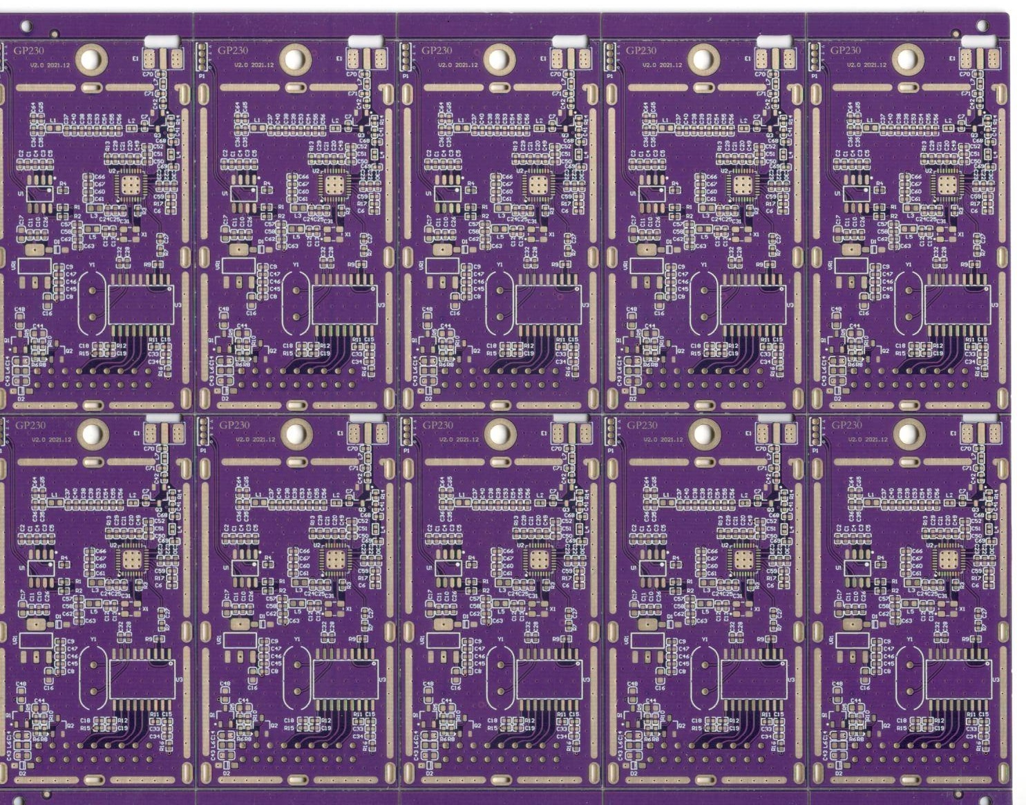 四层紫油高频模块板